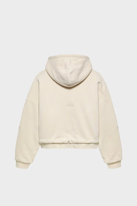 Зіп-худі DOUBLE LAYERED HOODIE біле