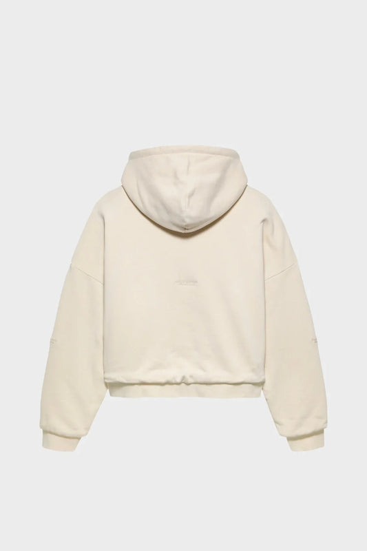 Зіп-худі DOUBLE LAYERED HOODIE біле