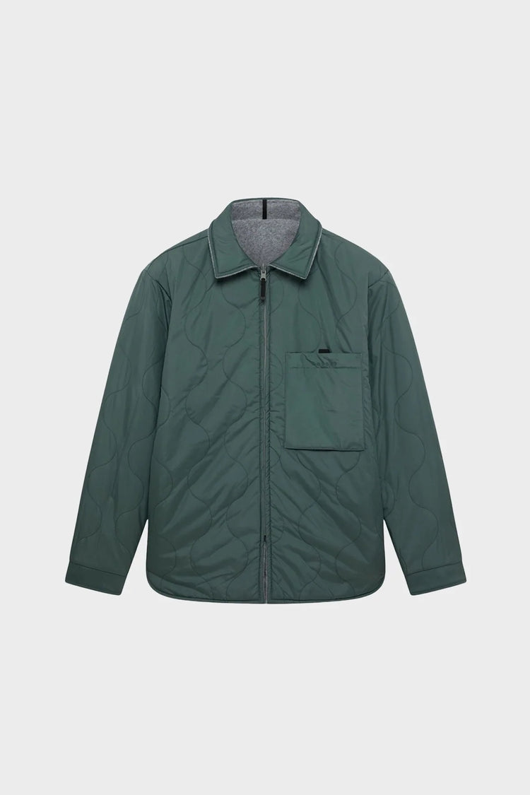 Сорочка OFF-SLOPE SOLID OVERSHIRT сіра/зелена