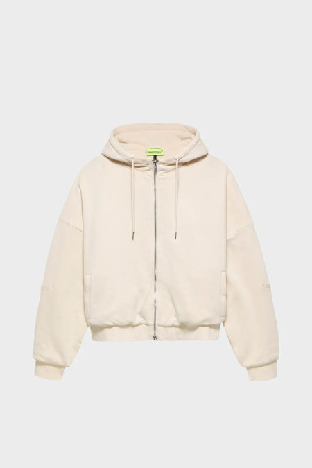 Зіп-худі DOUBLE LAYERED HOODIE біле