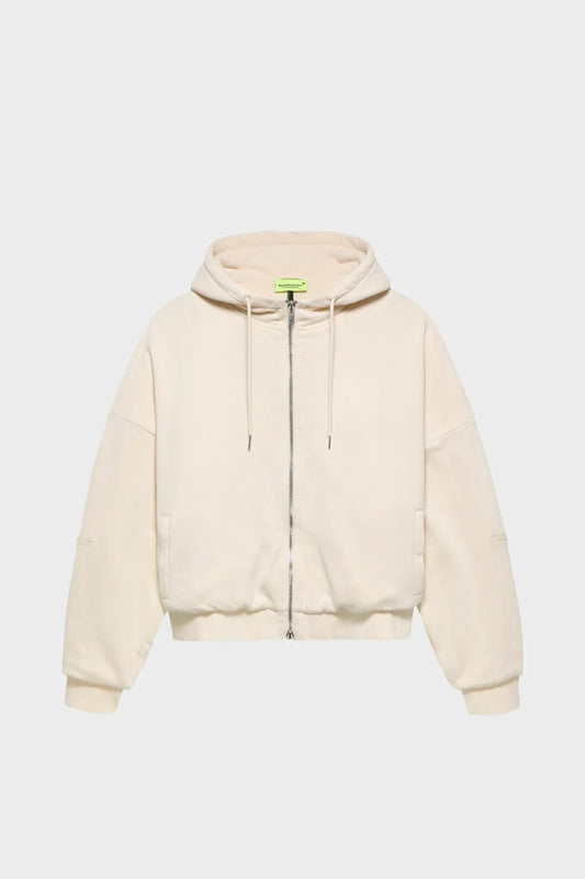 Зіп-худі DOUBLE LAYERED HOODIE біле