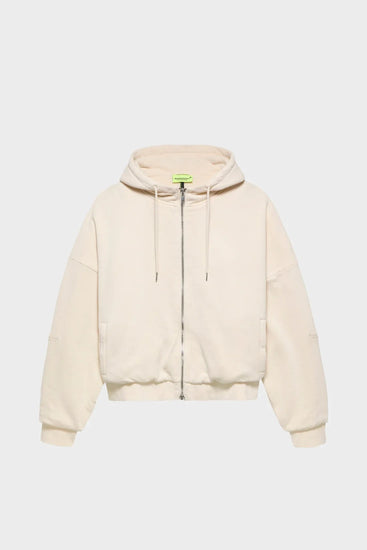 Зіп-худі DOUBLE LAYERED HOODIE біле Фото 2