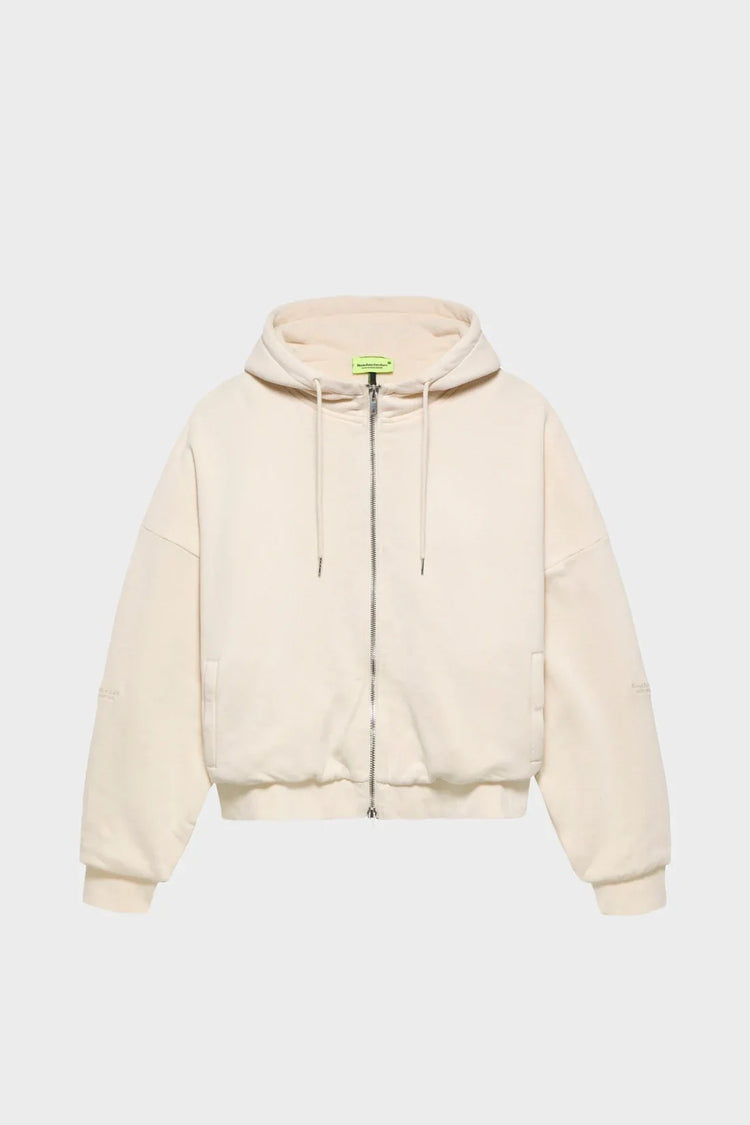 Зіп-худі DOUBLE LAYERED HOODIE біле