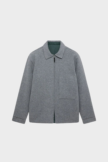 Сорочка OFF-SLOPE SOLID OVERSHIRT сіра/зелена Фото 1