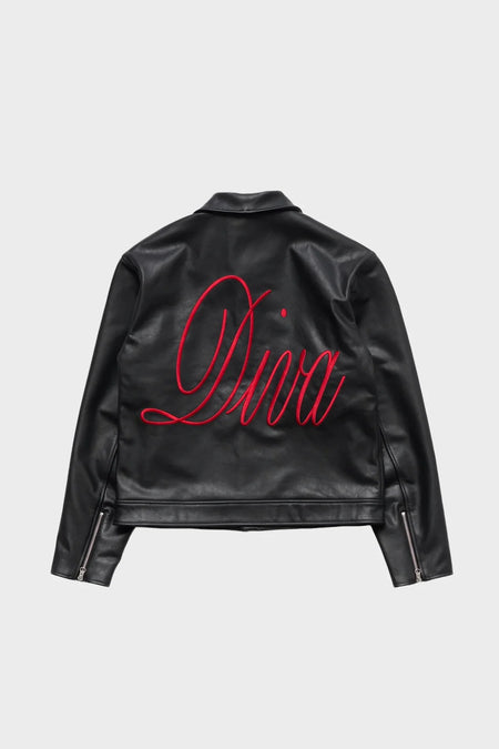 Куртка LEATHER DIVA чорна