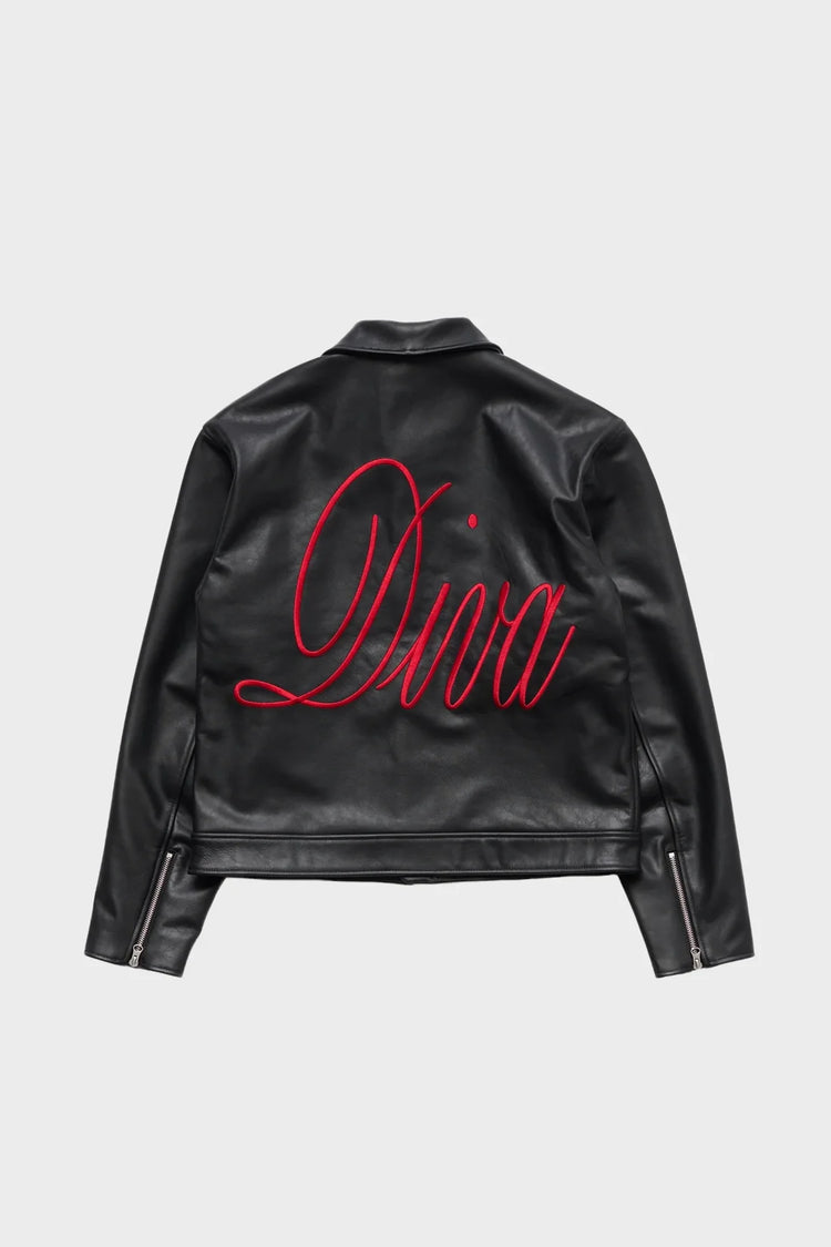 Куртка LEATHER DIVA чорна