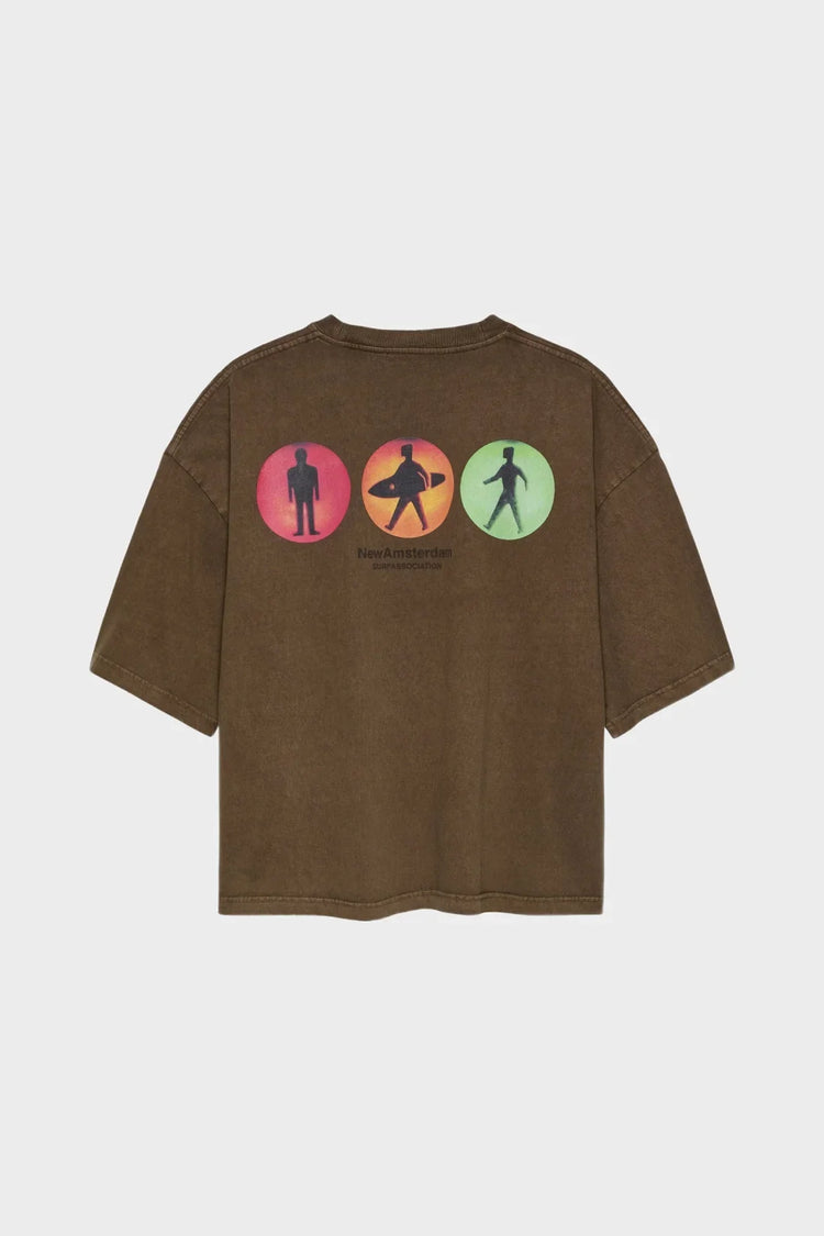 Футболка TRAFFIC TEE коричнева