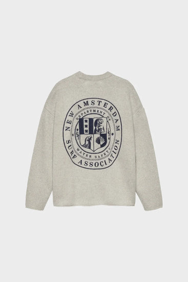 Светр KNITTED STAMP CREWNECK сірий Фото 2