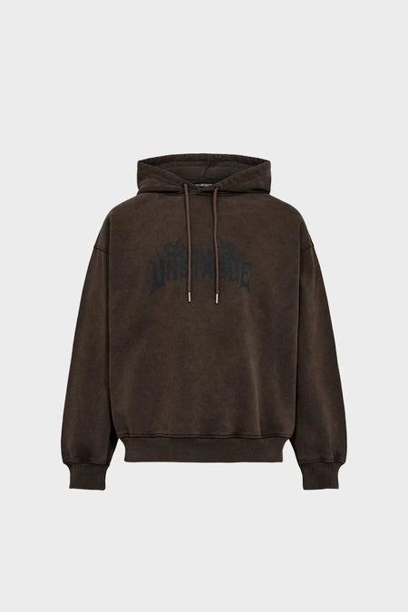 Худі HAPPY LOOSE HOODIE коричневе