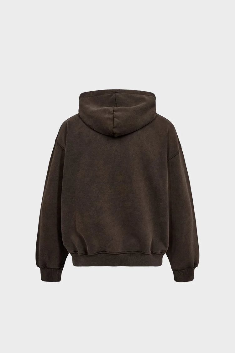 Худі HAPPY LOOSE HOODIE коричневе