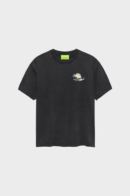 Футболка WELCOME TO PALMBEACH чорна