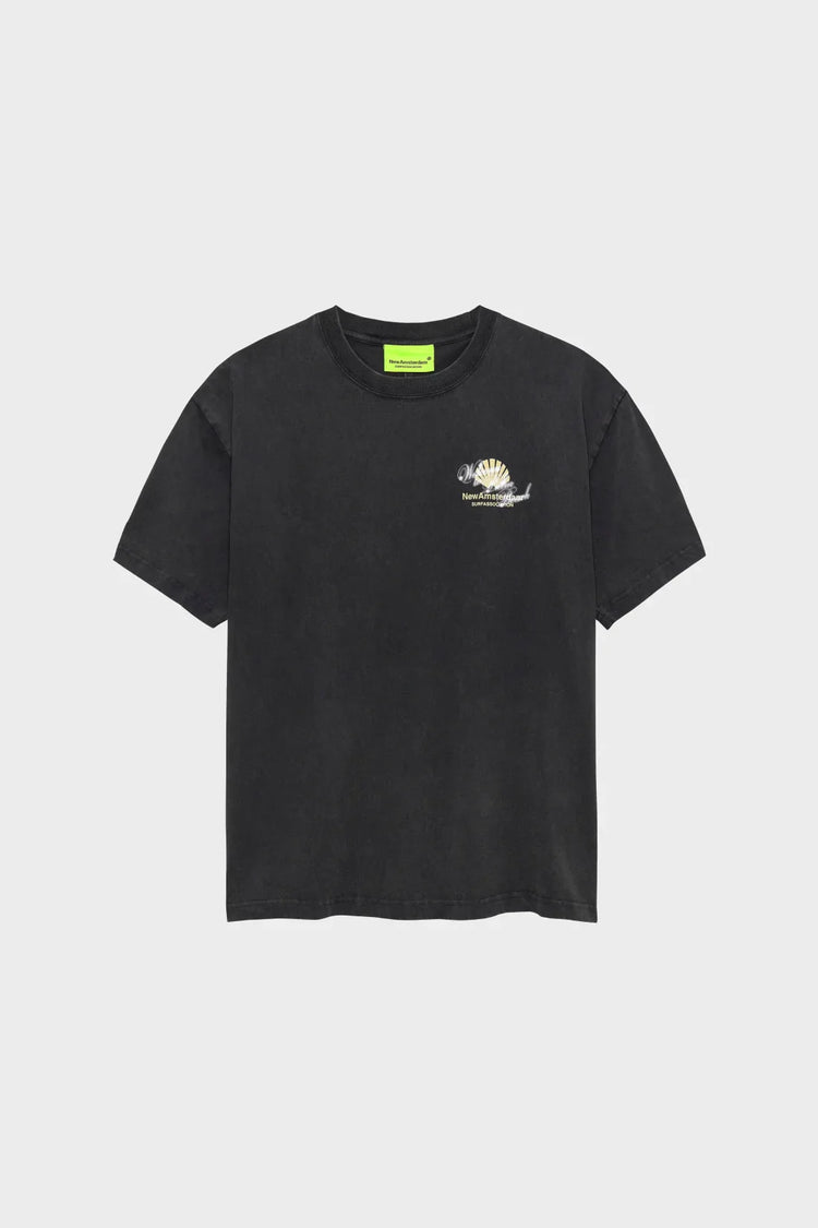 Футболка WELCOME TO PALMBEACH чорна