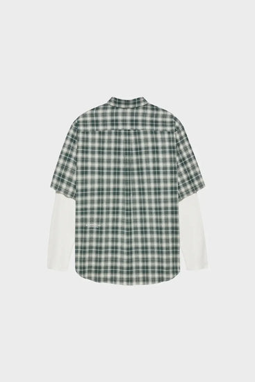 Сорочка DOUBLE LAYER SHIRT зелена Фото 2