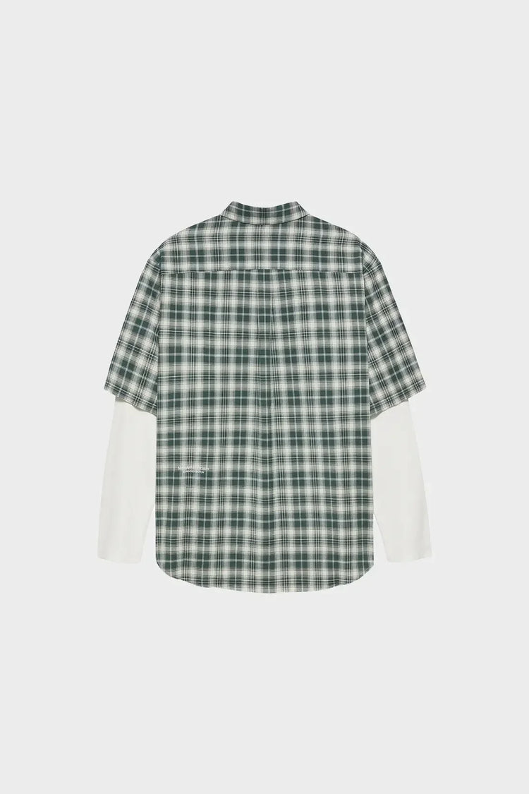 Сорочка DOUBLE LAYER SHIRT зелена
