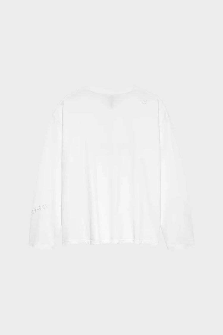 Лонгслів WORKED LOGO LONGSLEEVE білий