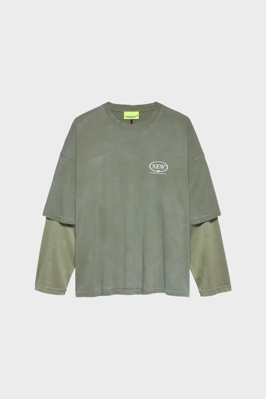 Лонгслів DOUBLE LAYER LONGSLEEVE зелений