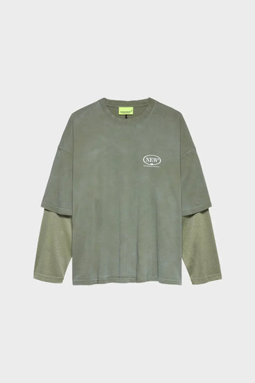 Лонгслів DOUBLE LAYER LONGSLEEVE зелений Фото 1