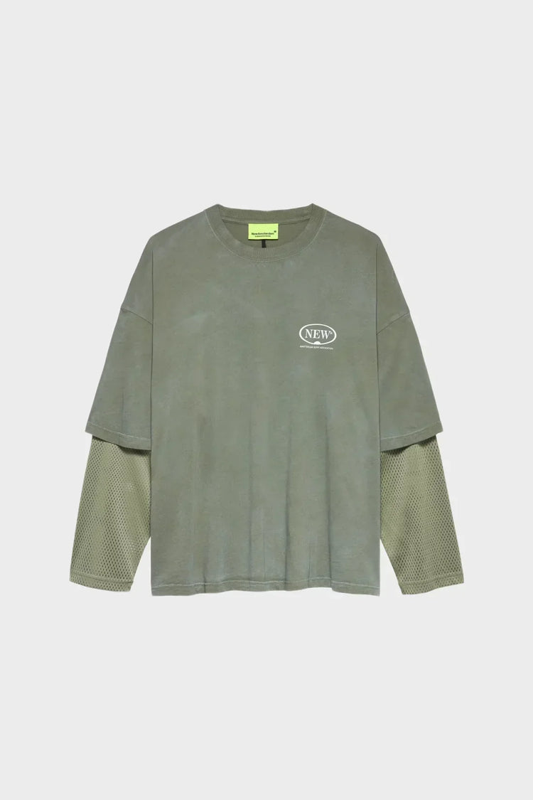 Лонгслів DOUBLE LAYER LONGSLEEVE зелений