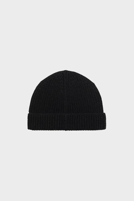 Шапка REVERSIBLE LOGO BEANIE чорна