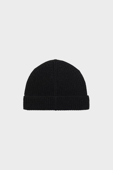 Шапка REVERSIBLE LOGO BEANIE чорна Фото 2