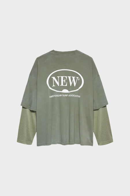 Лонгслів DOUBLE LAYER LONGSLEEVE зелений