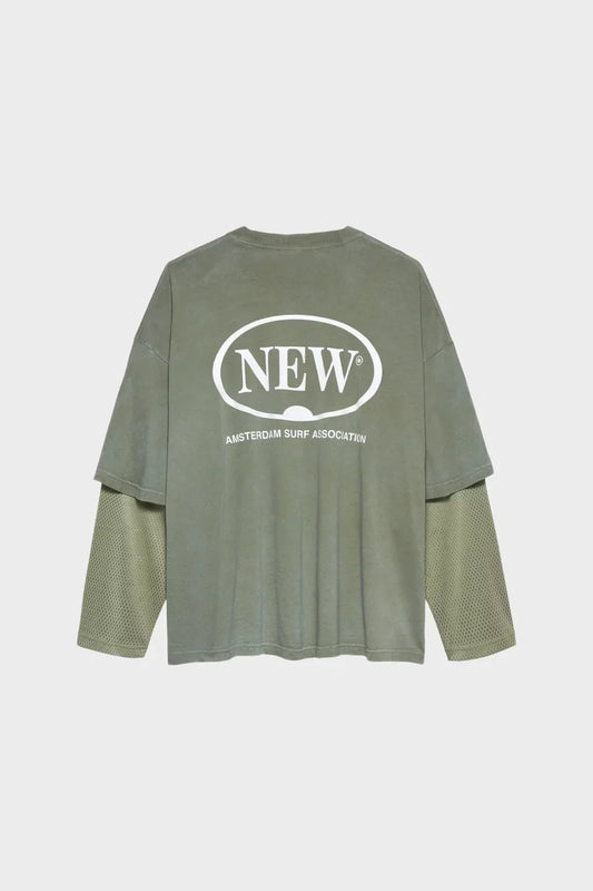 Лонгслів DOUBLE LAYER LONGSLEEVE зелений