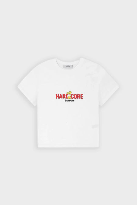 Футболка HARDCORE WOMEN'S CROPPED T-SHIRT біла