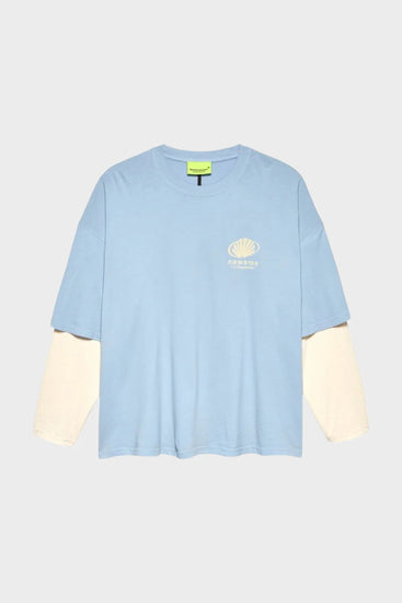 Лонгслів CORPORATE LOGO блакитний Фото 1