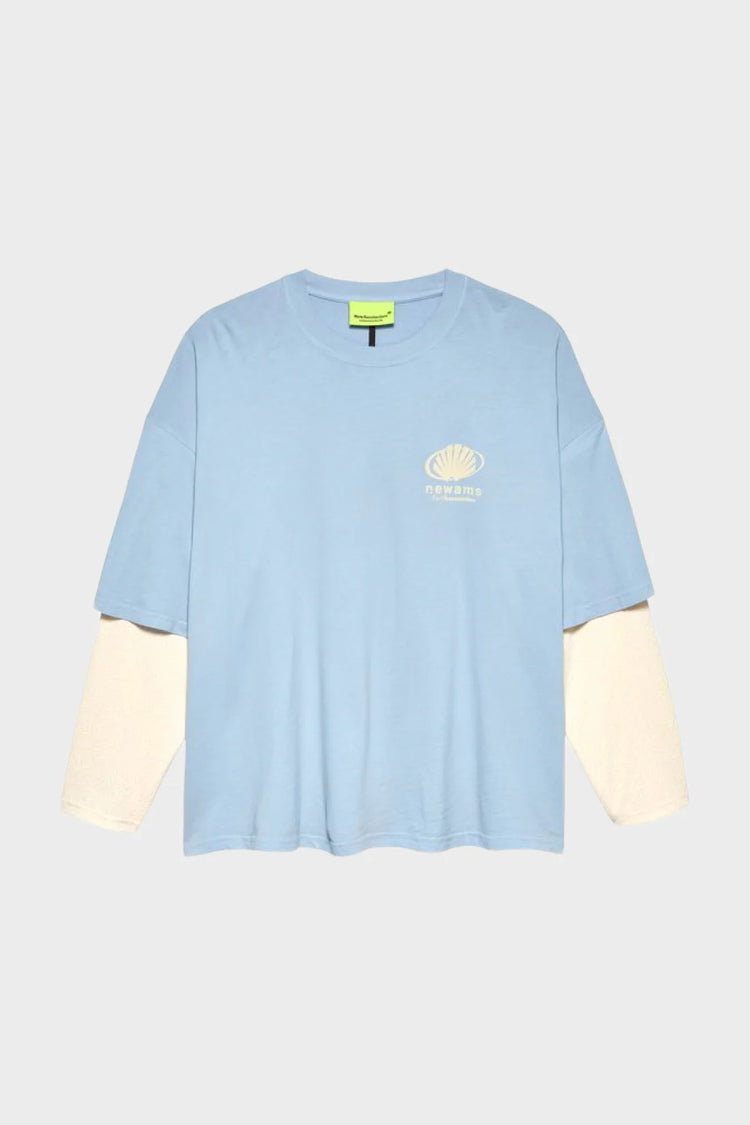 Лонгслів CORPORATE LOGO блакитний