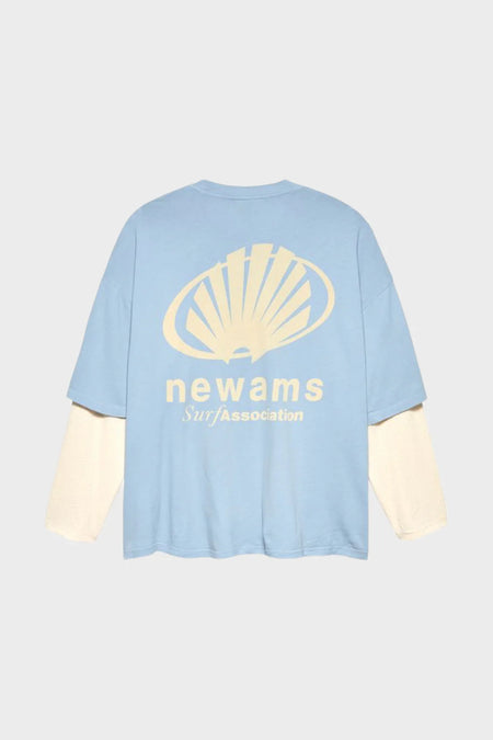 Лонгслів CORPORATE LOGO блакитний