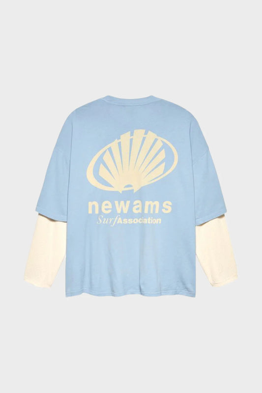 Лонгслів CORPORATE LOGO блакитний