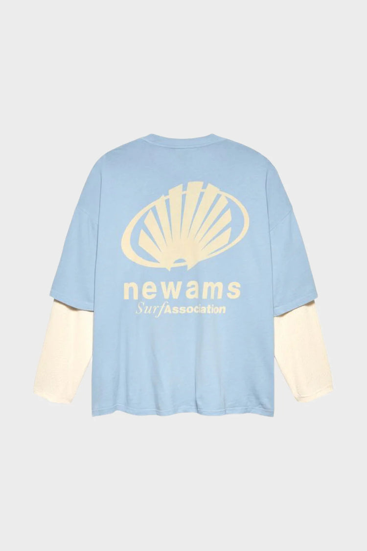 Лонгслів CORPORATE LOGO блакитний