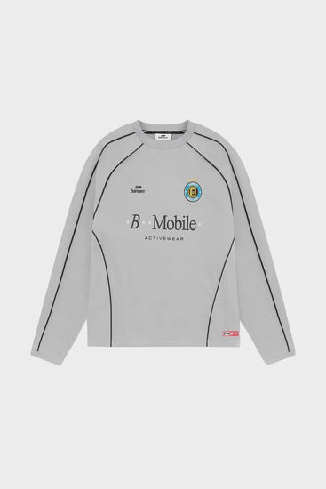 Лонгслів FOOTBALL JERSEY - LS сірий Фото 1