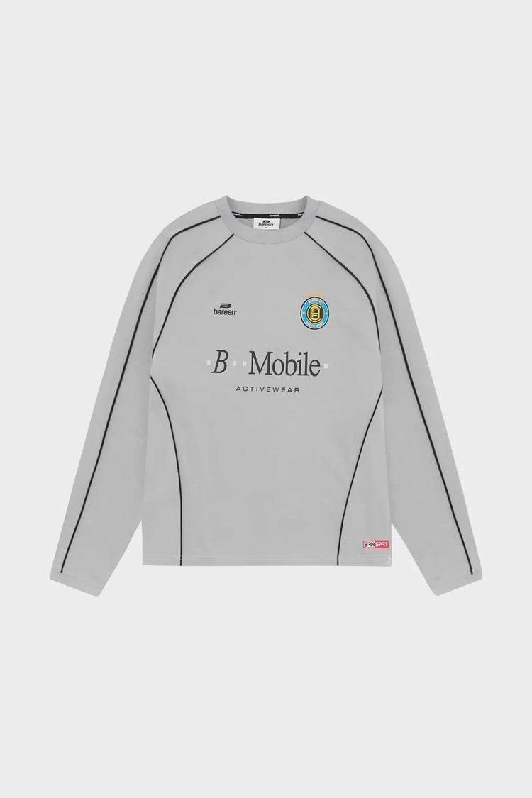 Лонгслів FOOTBALL JERSEY - LS сірий
