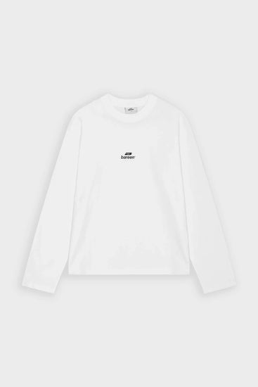 Лонгслів OVERSIZED LONGSLEEVE LOGO білий Фото 1