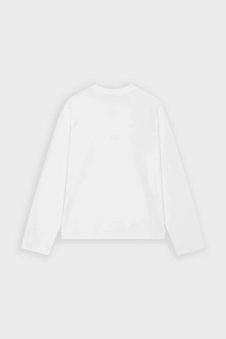 Лонгслів OVERSIZED LONGSLEEVE LOGO білий