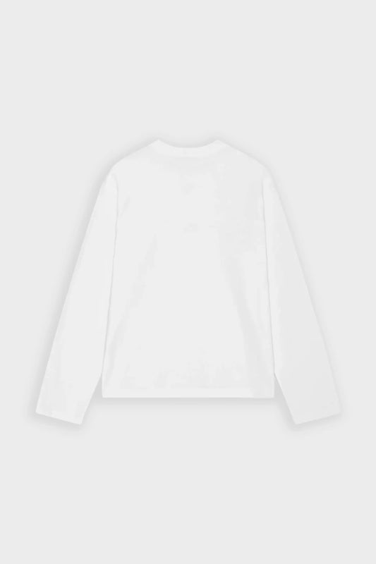 Лонгслів OVERSIZED LONGSLEEVE LOGO білий