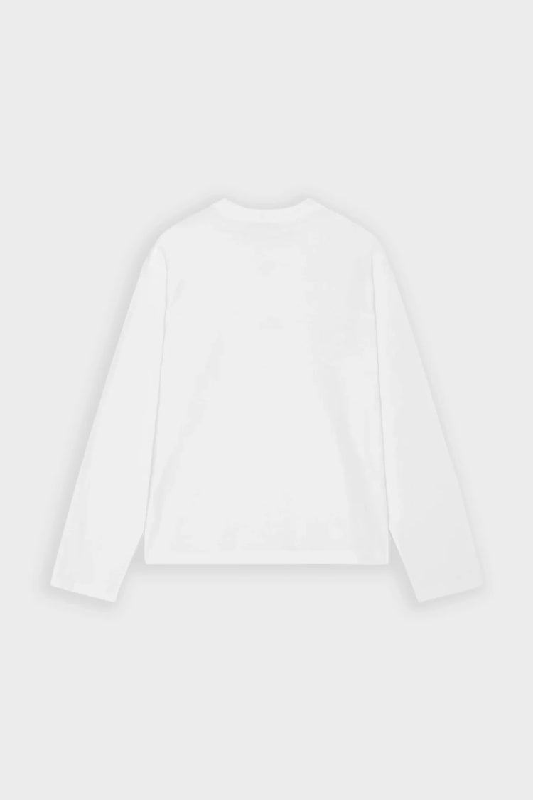 Лонгслів OVERSIZED LONGSLEEVE LOGO білий