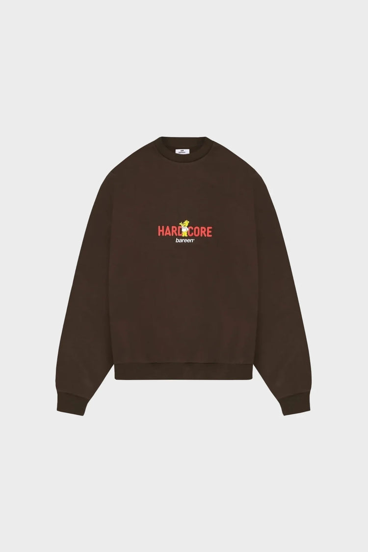 Світшот HARDCORE OVERSIZED CREWNECK чорне