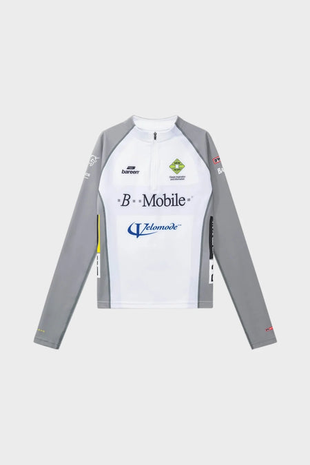 Лонгслів WOMEN'S GRAPHIC CYCLING JERSEY - LS білий