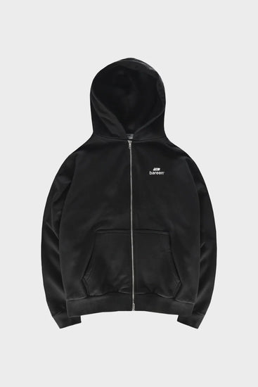 Худі OVERSIZED ZIP HOODIE LOGO чорне Фото 1