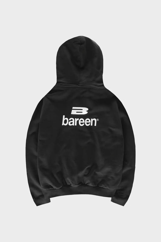 Худі OVERSIZED ZIP HOODIE LOGO чорне