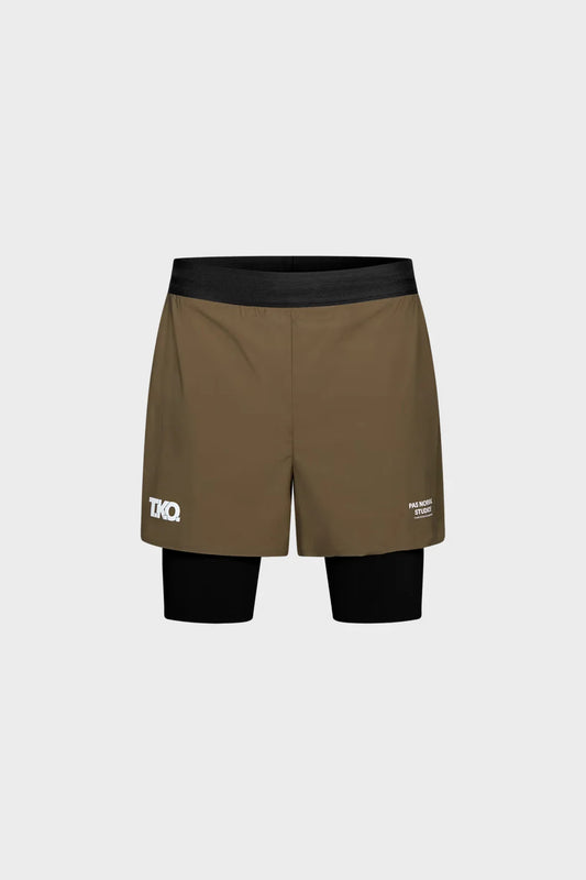 Шорти BALANCE 2-IN-1 SHORTS коричневі