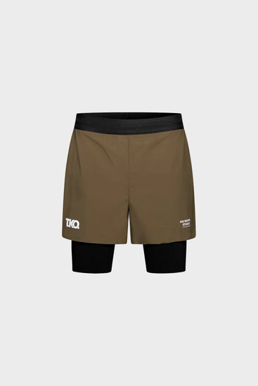 Шорти BALANCE 2-IN-1 SHORTS коричневі Photo 1