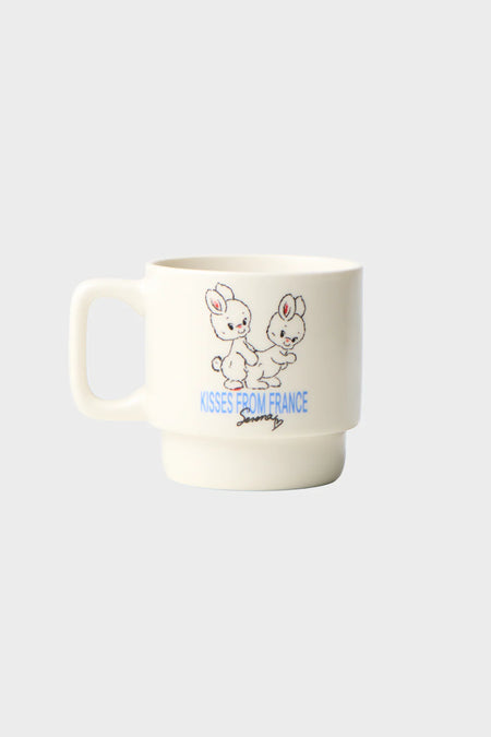 Кружка KISSES FROM FRANCE біла