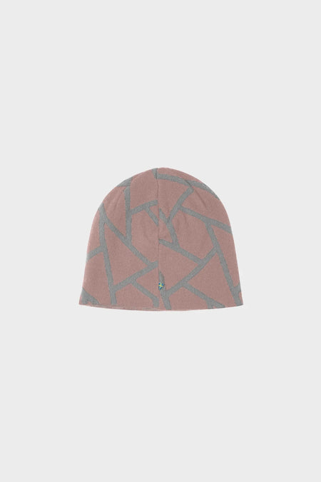 Шапка FINN BEANIE сіро-рожева