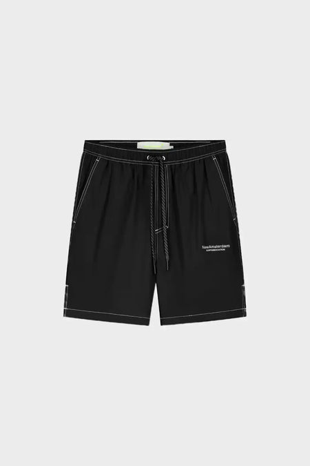 Плавальні шорти CONTRAST SWIMSHORT чорні