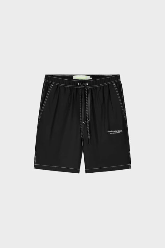 Плавальні шорти CONTRAST SWIMSHORT чорні