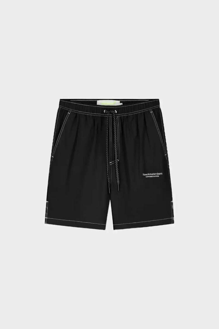 Плавальні шорти CONTRAST SWIMSHORT чорні