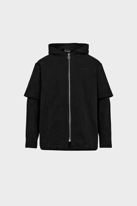Зіп-худі HOODED SHIRT чорне